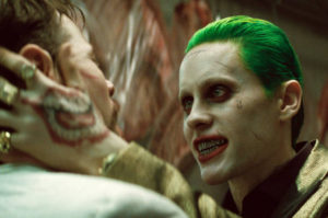 This image released by Warner Bros. Pictures shows Jared Leto in a scene from "Suicide Squad." (Warner Bros. Pictures via AP)