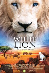 white lion poster